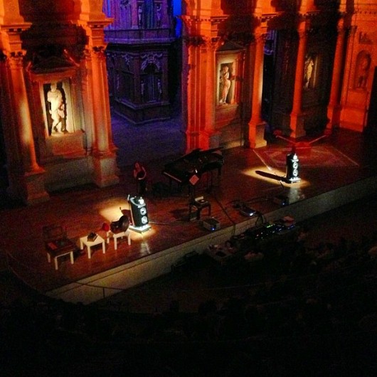 installazione Teatro Olimpico Vicenza